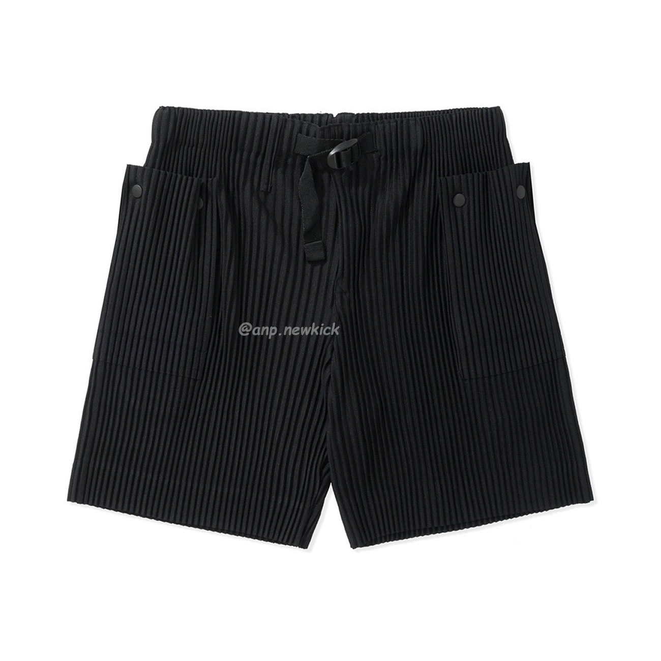 Homme Plissé Issey Miyake Flip Shorts Black Green (10) - newkick.cc